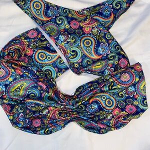 Vibrant Paisley Print Scarf